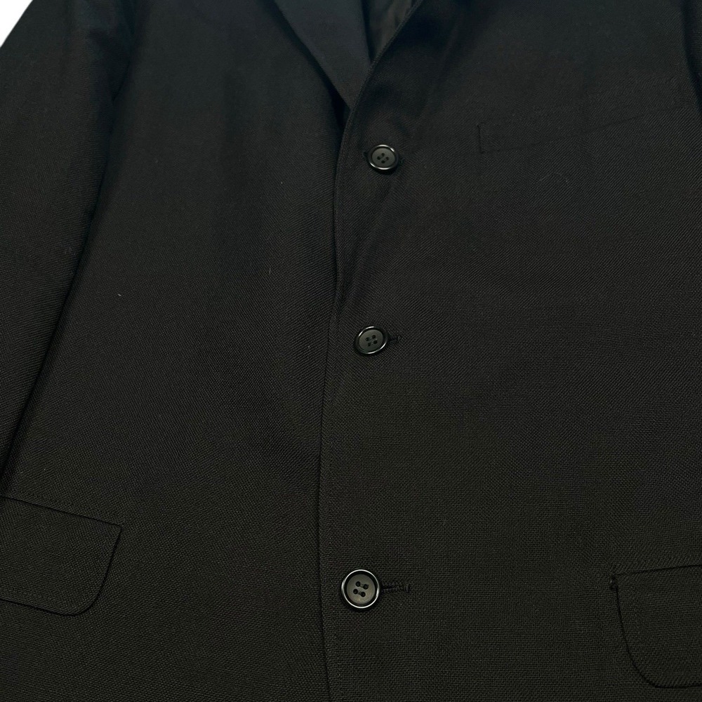 1960s 2 Piece Suit Richman Brothers Black Plain Weave 44R (35X26) - Picture 4 of 10